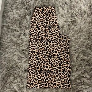 Animal print pants
